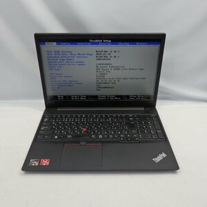 【ジャンク】Lenovo ThinkPad E595 AMD Ryzen 5 3500U 2.1GHz/8GB/SSD256GB/15インチ/OS無【栃木出荷】