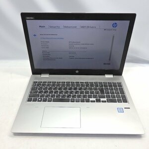 HP ProBook 650 G4 Core i5-7200U 2.5GHz/8GB/SSD256GB/DVDマルチ/15インチ/OS無/動作未確認【栃木出荷】