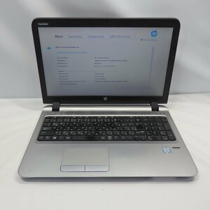 HP ProBook 450 G3 Core i5-6200U 2.3GHz/4GB/HDD500GB/DVDマルチ/15インチ/OS無/動作未確認【栃木出荷】