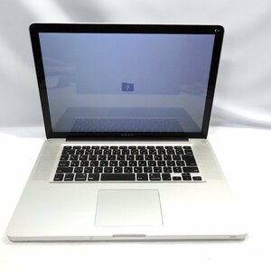 1円～Apple MacBook Pro 15インチ Late 2011 Core i7-2760QM 2.4GHz/4GB/HDD750GB/DVDマルチ/OS無/動作未確認【栃木出荷】