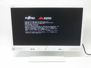 1円～FUJITSU ESPRIMO K557/R Core i5-7500T 2.7GHz/8GB/SSD256GB/DVD/23.8インチ/OS無/動作未確認【同梱不可】