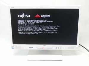 1円～FUJITSU ESPRIMO K558/T Core i5-8500T 2.1GHz/8GB/SSD256GB/DVD/23.8インチ/OS無/動作未確認【同梱不可】