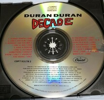 デュラン・デュラン CD DURAN DURAN DECADE(輸入盤・美品)ベスト盤です。_画像3