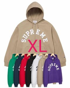 Supreme/Champion Zip Up Hooded Sweatshirt XL