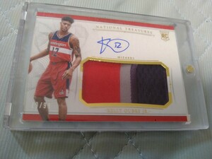 2015-16 panini national treasures RC AUTO PATCH RPA 直筆サイン KELLY OUBRE JR. 19/99 99枚限定