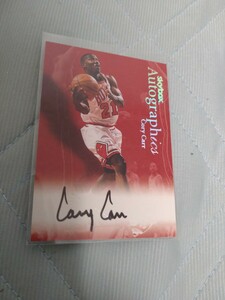 1999-00 Skybox Premium Autographics CORY CARR Auto Autograph 直筆サイン