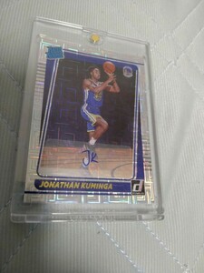 2021-22 Donruss Choice Jonathan Kuminga Rated Rookie Auto Warriors SP