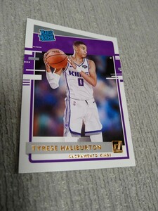 2020-21 panini donruss NBA RC TYRESE HALIBURTON