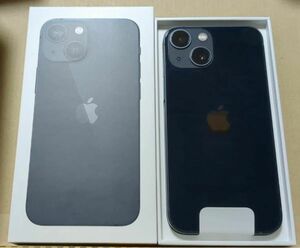 【新品未使用品】iPhone 13 mini 128GB ミッドナイト(ブラック、黒) 国内版simフリー オマケ有