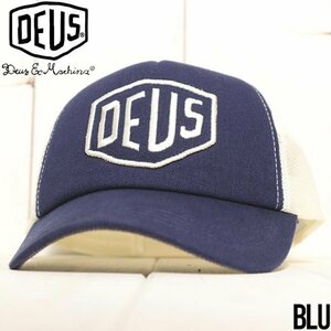 スナップバックキャップ カーブキャップ Deus Ex Machina デウスエクスマキナ THINKER TRUCKER CAP DMP237773　BLU