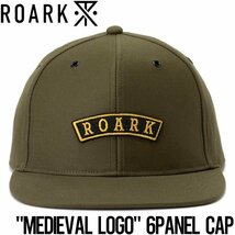 【送料無料】帽子 ストラップキャップ THE ROARK REVIVAL ロアークリバイバル MEDIEVAL LOGO 6PANEL CAP RHJ1010-ARM 日本代理店正規品_画像1