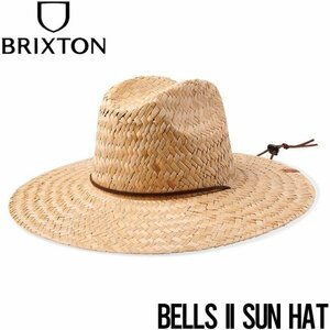 【送料無料】ストローハット 麦わら帽子 BRIXTON ブリクストン BELLS II SUN HAT 11162 TAN/TAN 日本代理店正規品 L/XL (60-62cm)