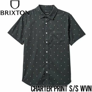 【送料無料】半袖シャツ BRIXTON ブリクストン CHARTER PRINT S/S WVN 01218 WHBPY 日本代理店正規品　Mサイズ