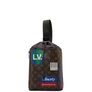 ルイ ヴィトン モノグラム チョーク スリングバッグ ショルダーバッグ ボディバッグ M44625 ブラウン LOUIS VUITTON 【中古】