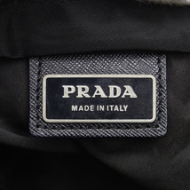 プラダ 斜め掛け ショルダーバッグ ブラック ナイロン レディース PRADA 【中古】_画像8