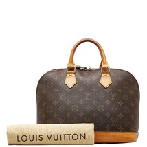 ルイ ヴィトン モノグラム アルマ ハンドバッグ M51130 ブラウン PVC レザー レディース LOUIS VUITTON 【中古】_画像1