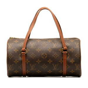 ルイ ヴィトン モノグラム パピヨン26(旧) ハンドバッグ M51386 ブラウン PVC レザー レディース LOUIS VUITTON 【中古】