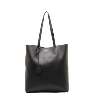 サンローラン ノース サウス トートバッグ 600306 ブラック レザー レディース SAINT LAURENT 【中古】