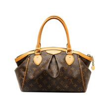 ルイ ヴィトン モノグラム ティヴォリPM ハンドバッグ M40143 ブラウン PVC レザー レディース LOUIS VUITTON 【中古】_画像3