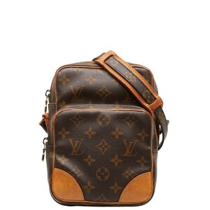 ルイ ヴィトン モノグラム アマゾン ショルダーバッグ M45236 ブラウン PVC レザー レディース LOUIS VUITTON 【中古】