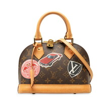 ルイ ヴィトン モノグラム アルマBB ワールドツアー ハンドバッグ ショルダーバッグ 2WAY M43230 ブラウン LOUIS VUITTON 【中古】_画像2