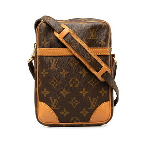 ルイ ヴィトン モノグラム ダヌーブ 斜め掛け ショルダーバッグ M45266 ブラウン PVC レザー レディース LOUIS VUITTON 【中古】