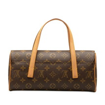 ルイ ヴィトン モノグラム ソナチネ ハンドバッグ M51902 ブラウン PVC レザー レディース LOUIS VUITTON 【中古】_画像3