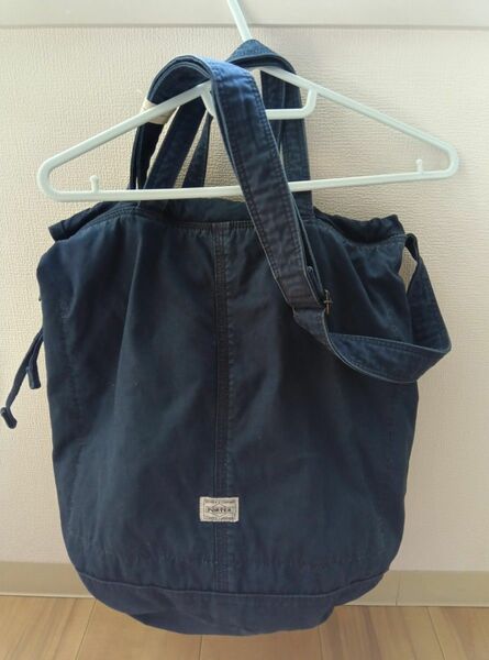 PORTER　ポーター　DEEP BLUE　2way ショルダーバッグ　藍染め