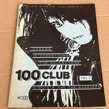 100 CLUB 7 ミニコミ Gomess 16tons collectors コレクターズ パンク ハードコア punk hardcore gism_画像1