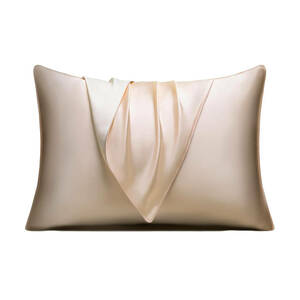 枕カバー 封筒式 43 × 63cm 片面シルク ローズゴールド
