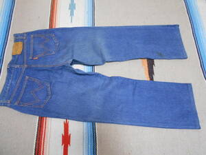 1970 period made EDWIN Edwin 1057 indigo Vintage jeans W34 Denim hipi-WOODSTOCK ROCK FESTIVAL BEATNIK HIPPIE