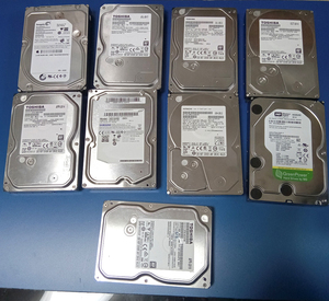 HDD 9台まとめて ～ 1TBと2TB ～ AVコマンド