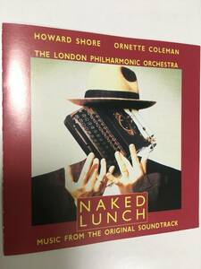 美品 Soundtrack サウンドトラック Naked Lunch 裸のランチ William S Burroughs ウィリアム バロウズ　/ Ornette Coleman / Howard Shore 