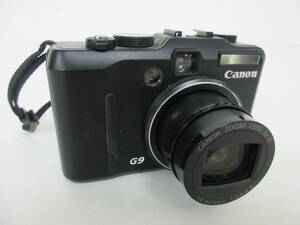 中古 カメラ Canon キヤノン PowerShot G9 PC1250 パワーショット / レンズ 7.4-44.4mm 1:2.8-4.8 ※通電のみ確認済 ／D