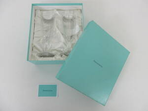 中古 ペアグラス TIFFANY＆Co. ティファニー シャンパングラス ブランド洋食器 箱付き ／は