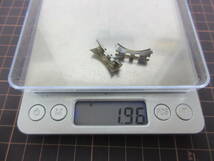 中古 ロレックス ROLEX パーツ フラッシュフィット 455B 金色 銀色 混合 ジャンク含む 交換部品 時計 修理 総重量 約1.9g 2点 ／星55_画像9