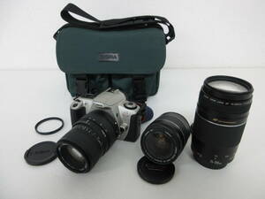 中古 カメラ canon eos kiss Ⅲ sigma 70-210 / レンズ キャノン 28-80mm / 75-300mm ※通電のみ確認済 ／G