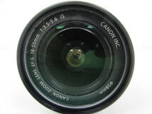 中古 カメラレンズ キャノン CANON ZOOM LENS EF-S 18-55mm 1:3.5-5.6 IS IMAGE STABILIZER ※動作未確認 ／L_画像4