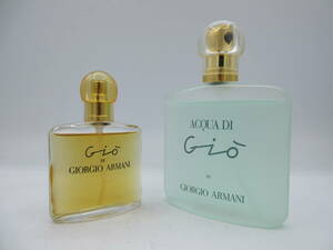 used perfume 2 point GIORGIO ARMANIjoru geo Armani / Pal fam35ml container / ACOUA DI Gioo-doto crack 100ml container / present condition goods |F