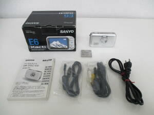  б/у камера SANYO Sanyo Xacti DSC-E6 цифровая камера коробка есть * электризация только проверка settled |B