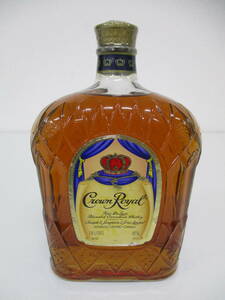 1円～【未開栓】 古酒 CROWN ROYAL カナディアンウイスキー クラウン ロイヤル 40° 1.14litres 1.14 L ／さ