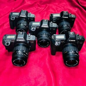 【ジャンク品】[説明文必読] 一眼レフ フィルムカメラ Canon EOS 630 レンズセット ５台 まとめ売り お買い得品
