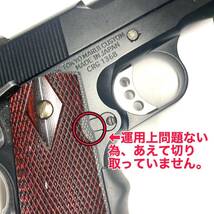 東京マルイ/WA対応　M1911 コルトガバメント　MEU ラバーフィンガーチャンネル　グルーブ　ボブチャウ　ロサンゼルス市警_画像7