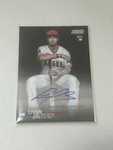 topps stadium Club Livan Soto Autograph Card