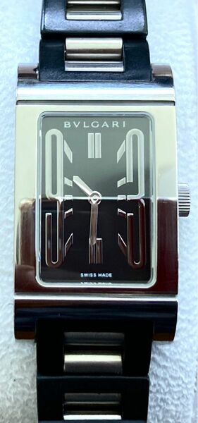 BVLGARI ブルガリ RT39S レッタンゴロ Rettangolo レディース クォーツ 美品