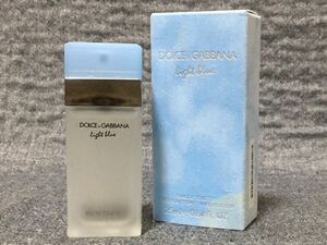 G4E128◆ ドルチェ&ガッバーナ DOLCE&GABBANA ライトブルー オードトワレ EDT 香水 25mL