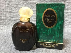 G4E229◆ クリスチャンディオール Christian Dior プワゾン POISON オードトワレ EDT 香水 50ml