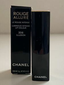 B4E519◆新古品◆ シャネル CHANEL ルージュ アリュール 206 イリュージョン リップスティック 口紅 