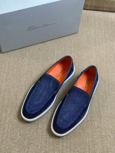 未使用品 Santoni サントーニ パティーヌ イタリア ドレス シューズ 靴 ビジネスシューズ 38～44　サイズ選択可能