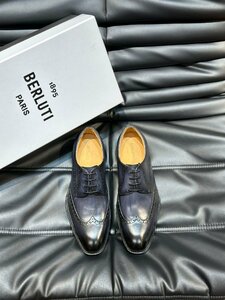 BERLUTI ベルルッティ メンズ レースアップシ ロゴ エレガント カジュアル 未使用品 39-44サイズ選択可能